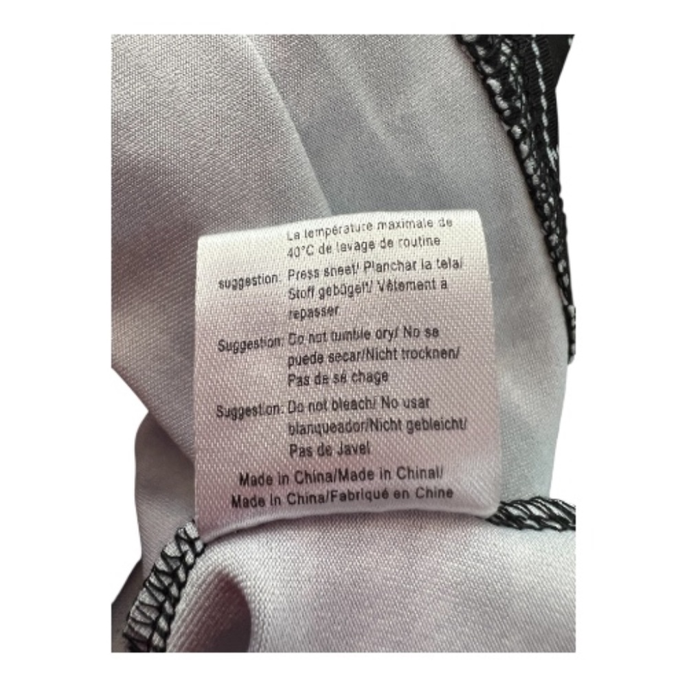 🆕 NWOT Ekouaer black & white windowpane skort | size XL - Picture 8 of 8